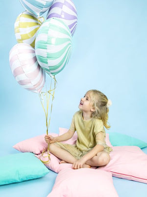 Fóliový balónek – Světle žlutý bonbon 35 cm