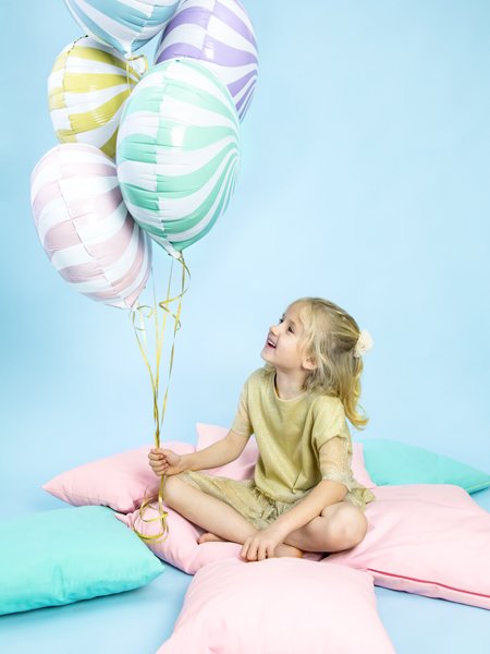 Fóliový balónek – Světle žlutý bonbon 35 cm
