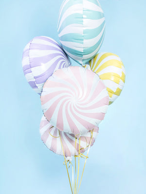 Fóliový balónek – Světle růžový bonbon 35 cm