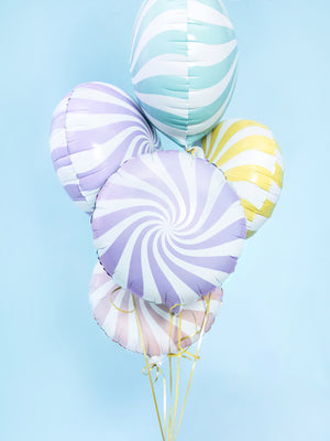 Fóliový balónek – Světle modrý bonbon 35 cm