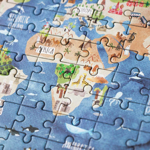 Lernpuzzle mit Spiel – Entdecke die Welt - Tublu.de