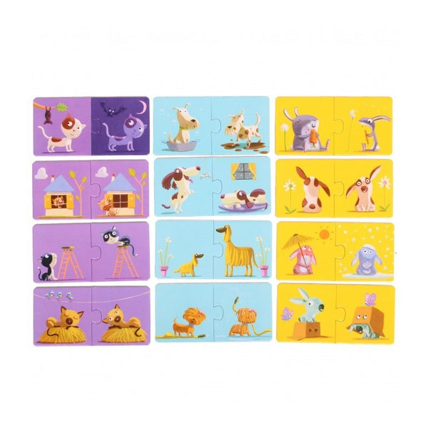 Duo-Puzzle für die Kleinsten – Gegensätze - Tublu.de