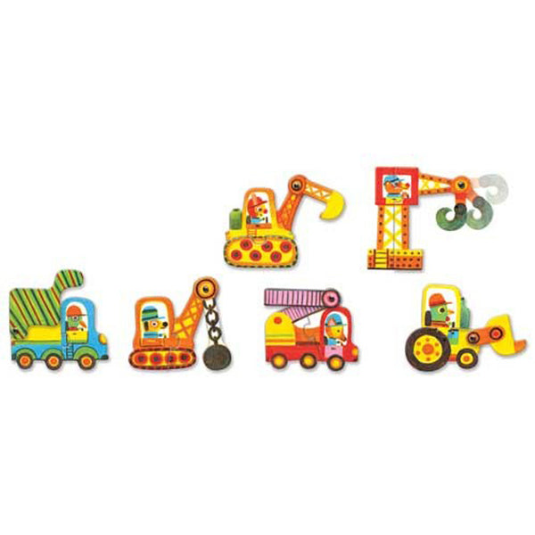 Bewegliches Puzzle Duo für die Kleinsten – Fahrzeuge - Tublu.de