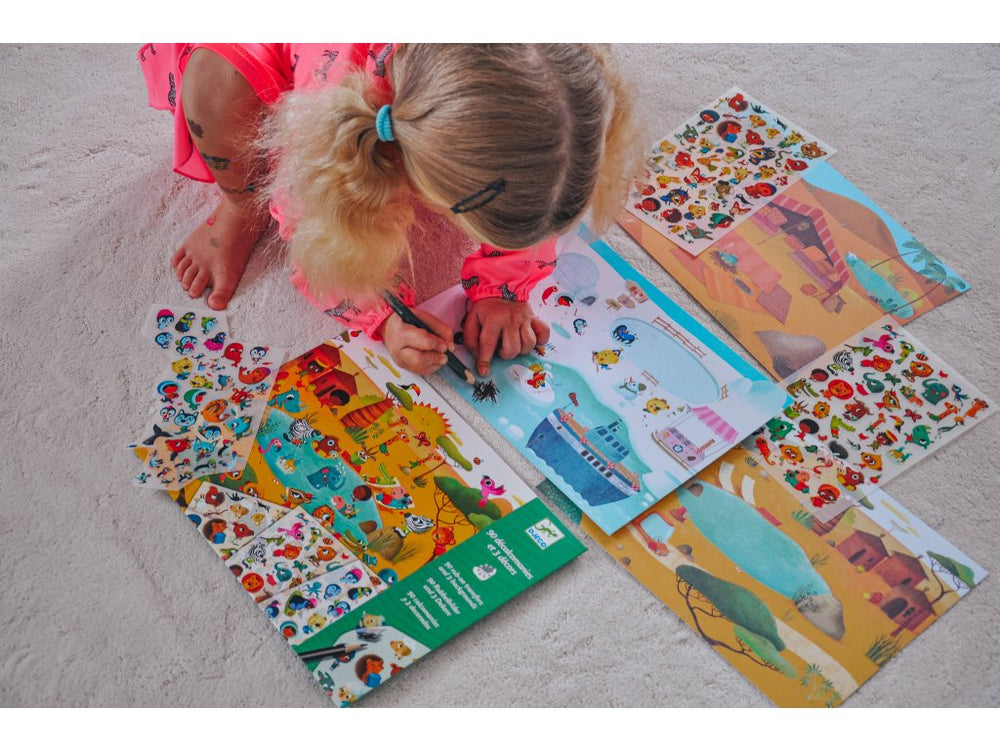 Aufkleber-Set – Länder - Tublu.de