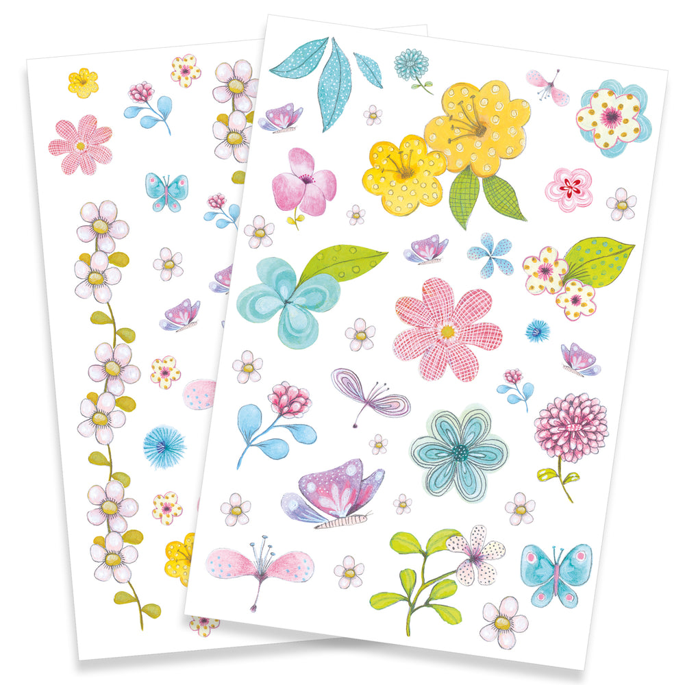 Glitzertattoos – Blumen - Tublu.de
