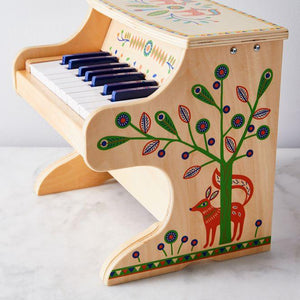 Dětské dřevěné piano – Elektronické piano s 18 klávesami