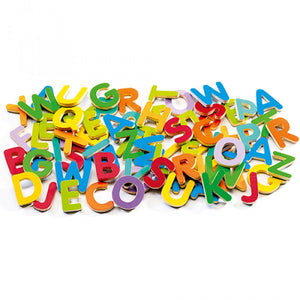 Holzmagnete – Buchstaben, 83 Stück - Tublu.de