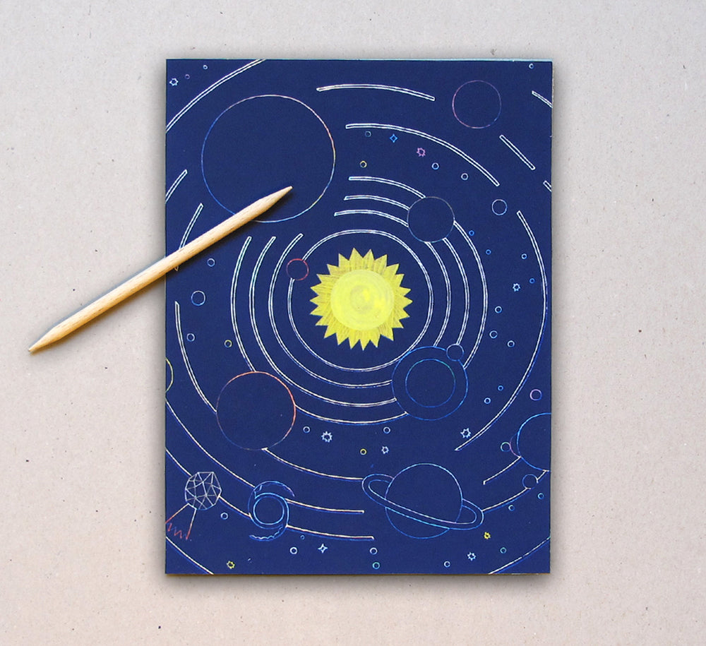 Kratzbild – Weltraum - Tublu.de