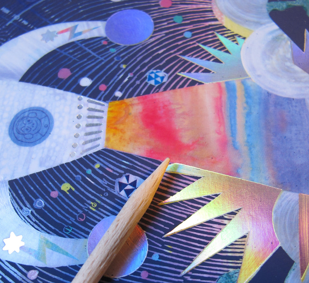 Kratzbild – Weltraum - Tublu.de