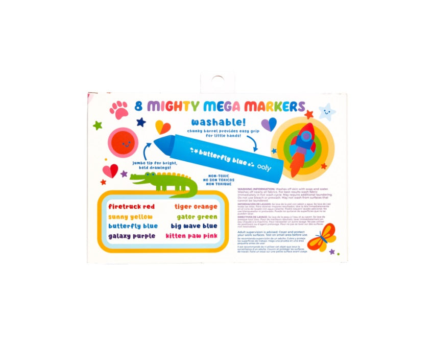 Smývatelné fixy s trojhranným hrotem – Mighty Mega