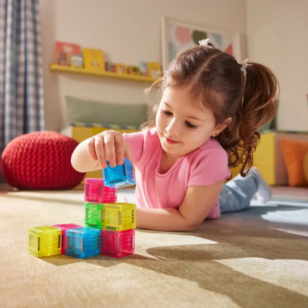 Magnetické kostky – microMAGS Cubes, 9 kusů