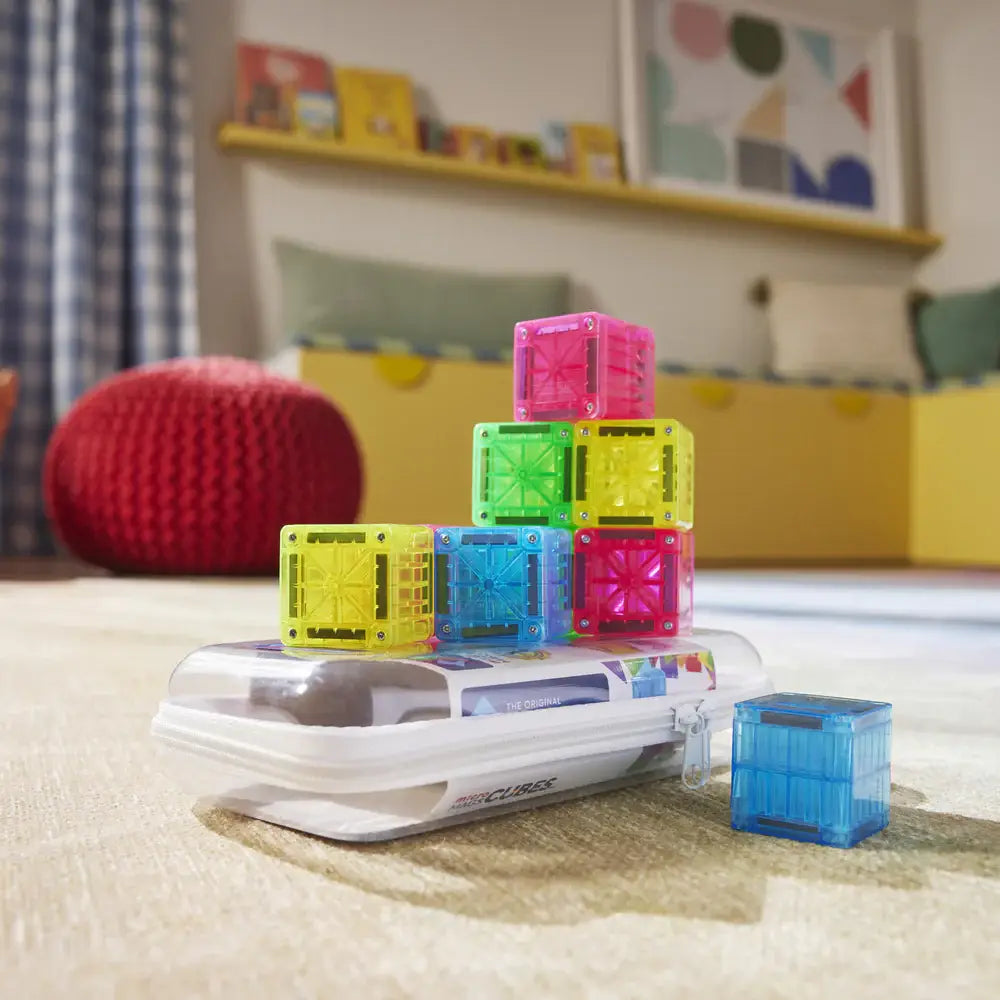 Magnetické kostky – microMAGS Cubes, 9 kusů