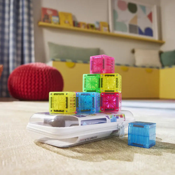 Magnetické kostky – microMAGS Cubes, 9 kusů
