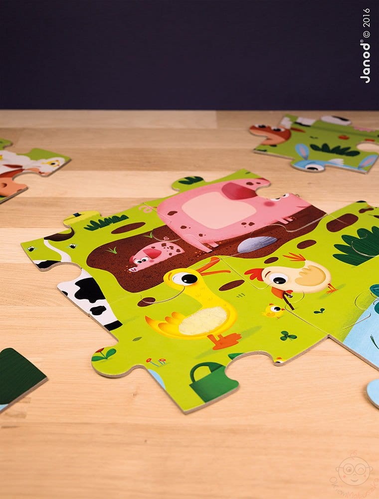 Sinnes-Puzzle – Bauernhof - Tublu.de