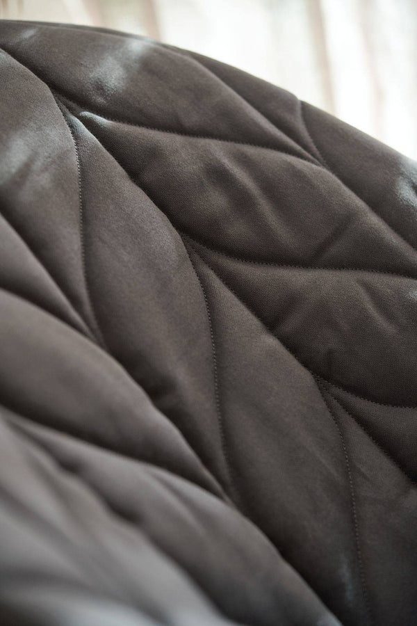 Dětské lehátko BLISS COTTON Petal Quilt – Antracit + hračka BALANCE Googly Eyes