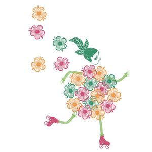 Kunstset mit Stempeln – Blumenmädchen - Tublu.de