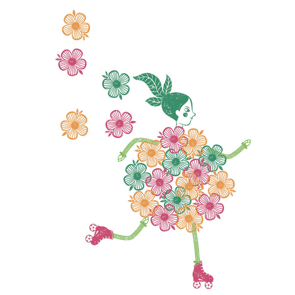 Kunstset mit Stempeln – Blumenmädchen - Tublu.de
