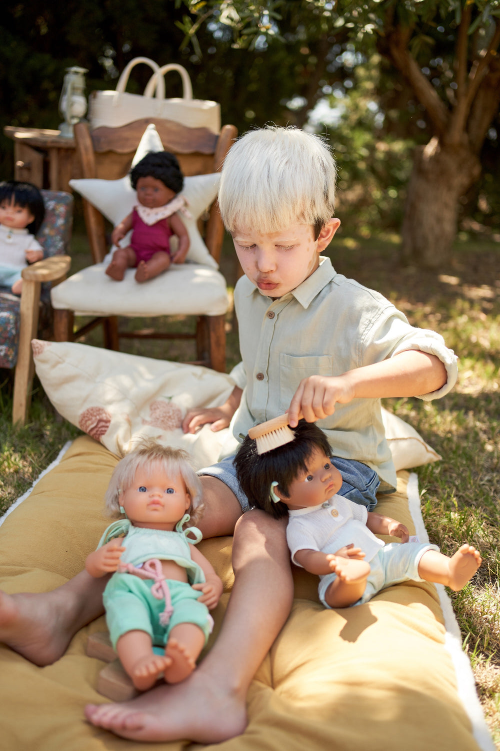 Panenka holčička s kochleárním implantátem Doll – Evropanka 38 cm