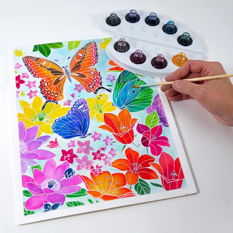 Malířská sada Aquarellum – Květiny