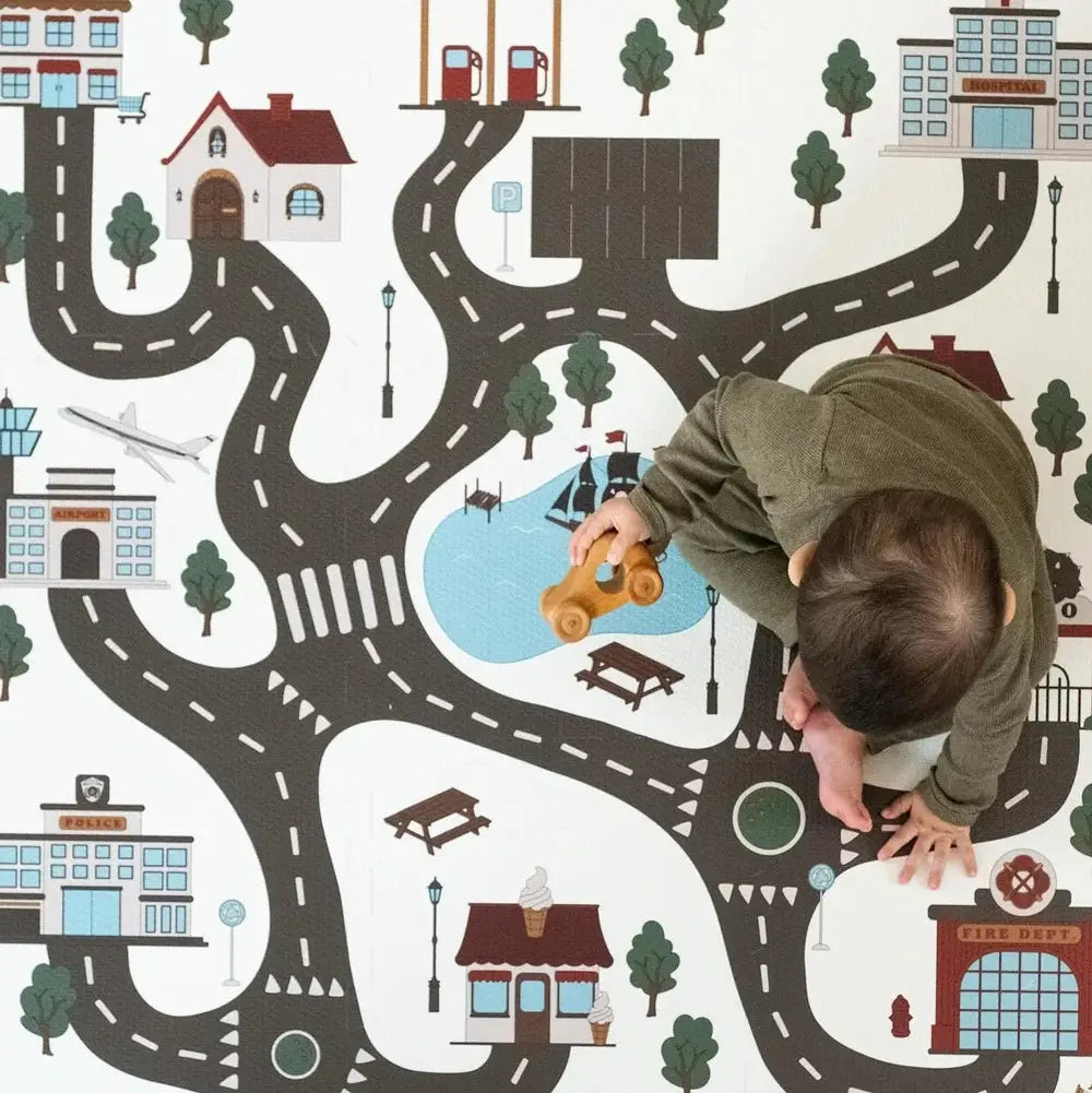 Pěnová podložka 100 x 100 cm – Roadtrip
