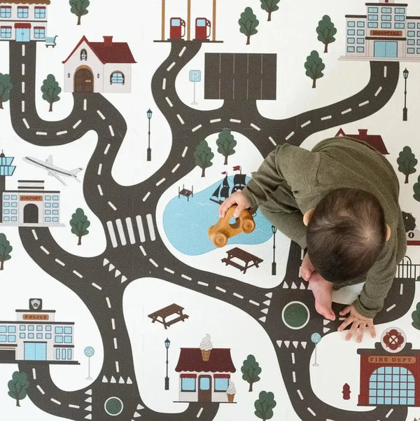 Pěnová podložka 100 x 100 cm – Roadtrip