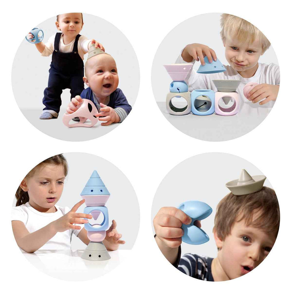 Building Genius Kreativ-Baukasten 9-tlg. – Pastell - Tublu.de