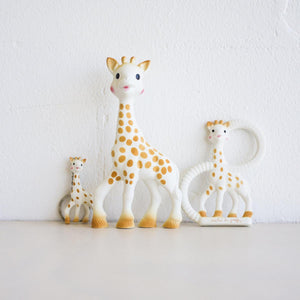 Sophie die Giraffe Dreierpack  – Sophie die Giraffe mit Schlüsselanhänger und Beißring So'Pure - Tublu.de