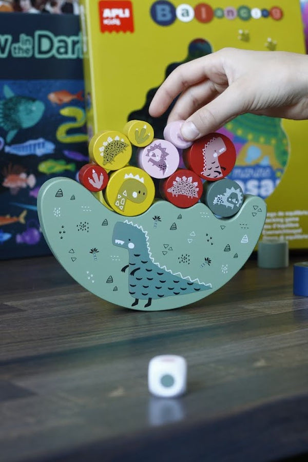 Geschicklichkeitsspiel – Balancierende Dinosaurier - Tublu.de
