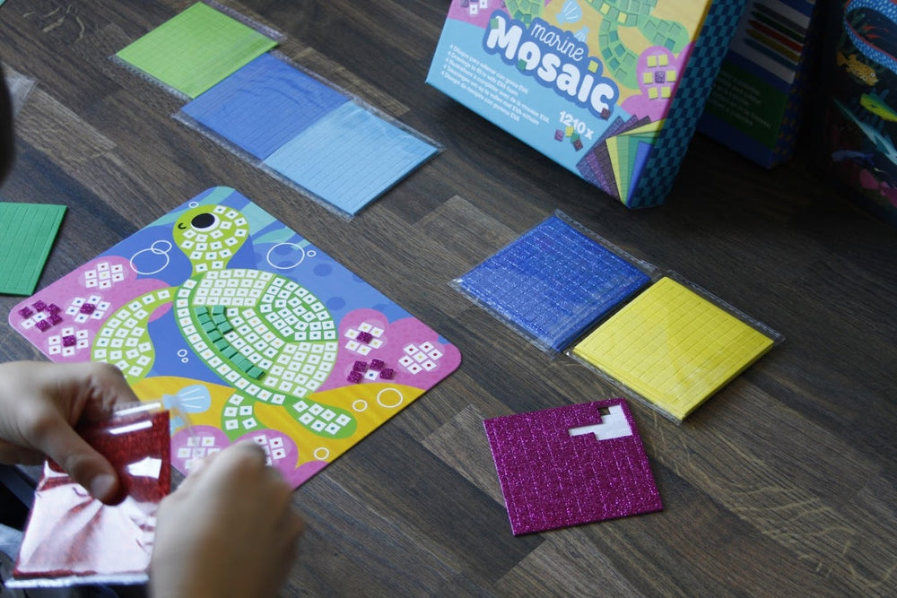 Mosaik-Malset – Seepferdchen - Tublu.de