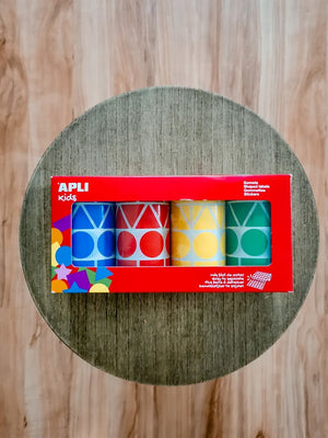 Geometrische Aufkleber-Set auf XL-Rollen - Tublu.de