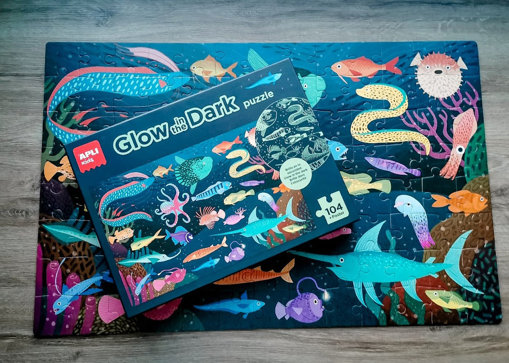 Im Dunkeln leuchtendes Puzzle – Ozean 5+ - Tublu.de
