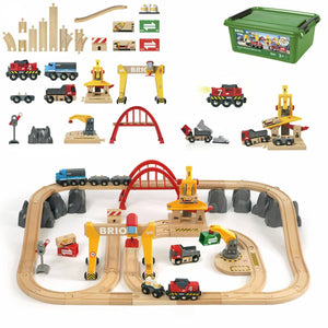 Dřevěná vláčkodráha Cargo Deluxe