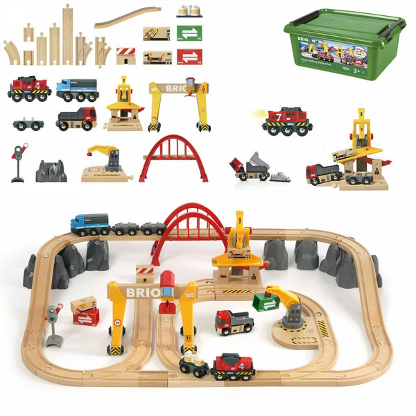 Dřevěná vláčkodráha Cargo Deluxe