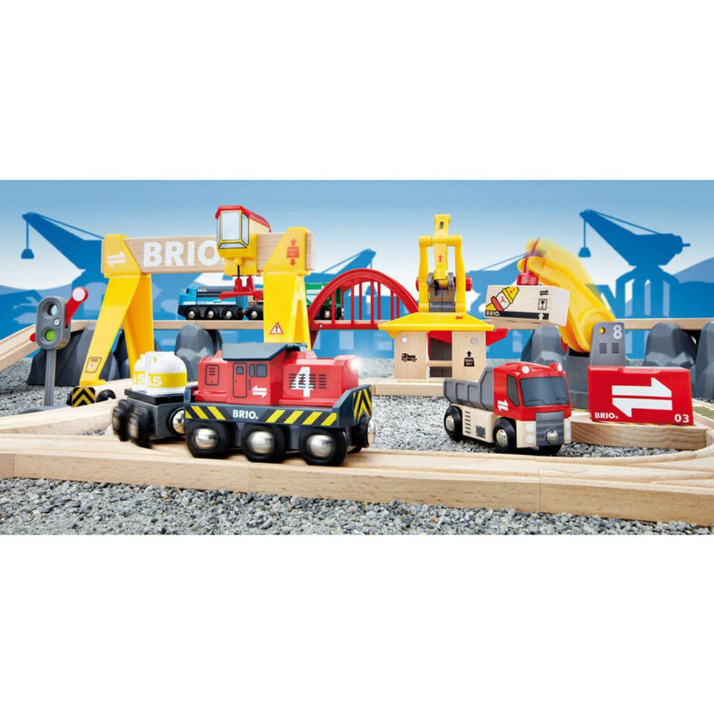 Dřevěná vláčkodráha Cargo Deluxe