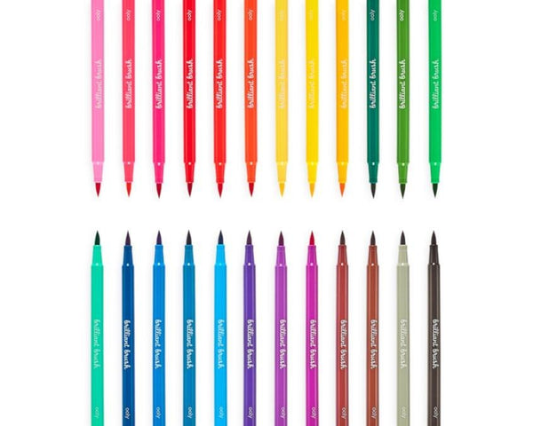 Štětcové fixy – Brilliant Brush, sada 24 ks