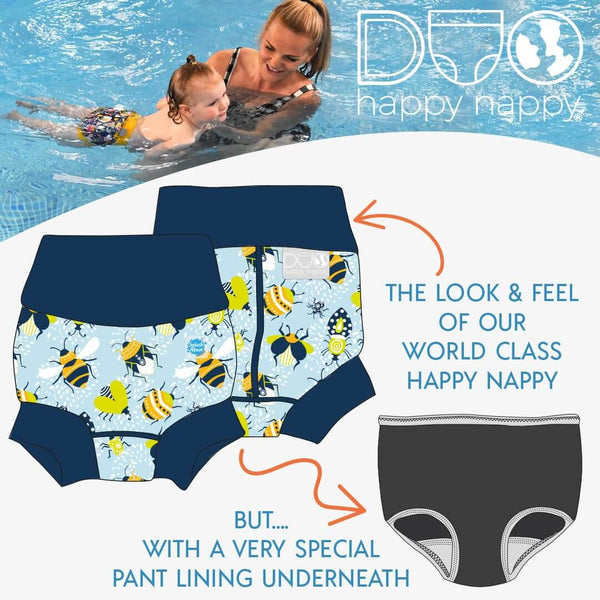 Pleny na plavání Happy Nappy DUO 6–12 měsíců Letadla (L)