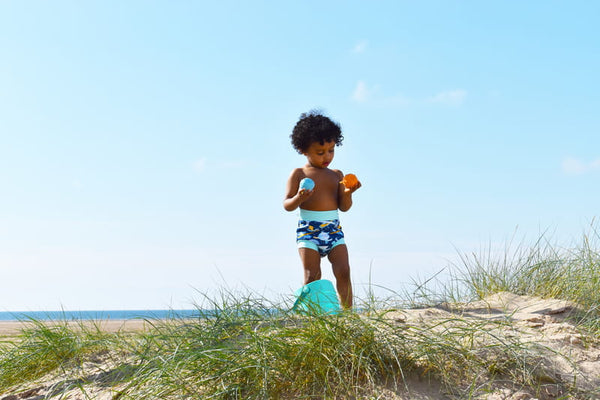 Pleny na plavání Happy Nappy DUO 24–36 měsíců Letadla (XXL)