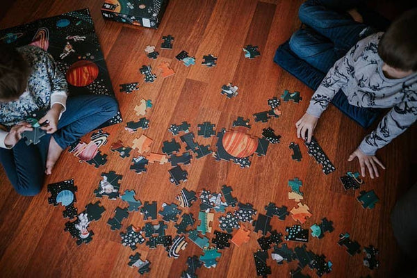 Vzdělávací puzzle – Sluneční soustava, 100 dílků, od 5 let