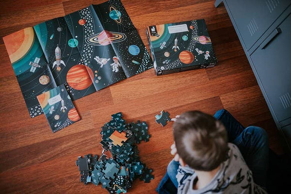 Vzdělávací puzzle – Sluneční soustava, 100 dílků, od 5 let