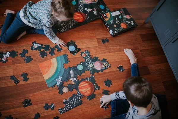 Vzdělávací puzzle – Sluneční soustava, 100 dílků, od 5 let