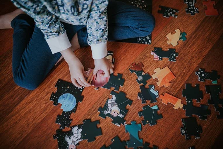 Vzdělávací puzzle – Sluneční soustava, 100 dílků, od 5 let