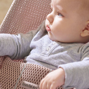 Houpačka pro miminko BLISS MESH - Tmavě růžová