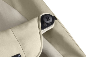 Dětské lehátko BALANCE SOFT – Khaki/Béžová
