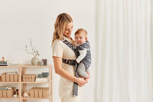 Dětské nosítko MINI Cotton – Antracit/Landscape Print
