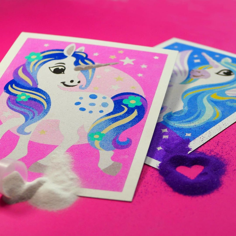 Sablimage – pískování – Jednorožci