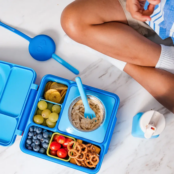 Lunchbox s termoskou OmieBox – Blue Sky
