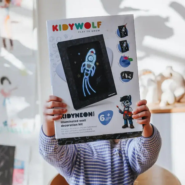 Sada pro výrobu svítící nástěnné dekorace – Kidyneon Pack, 9 kusů