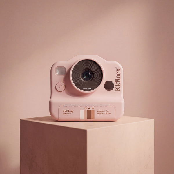 Digitální fotoaparát s okamžitým tiskem pro děti – KidSnap Pink