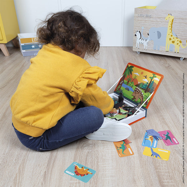 Magnetisches Puzzle Magnetibook – Dinosaurier - Tublu.de