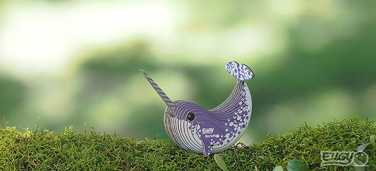 Öko-Puzzle 3D – Narwal - Tublu.de